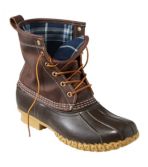 Men's Bean Boots 8", Flannel-Lined PrimaLoft