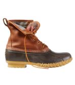 Men's Bean Boots 8", Flannel-Lined Insulated