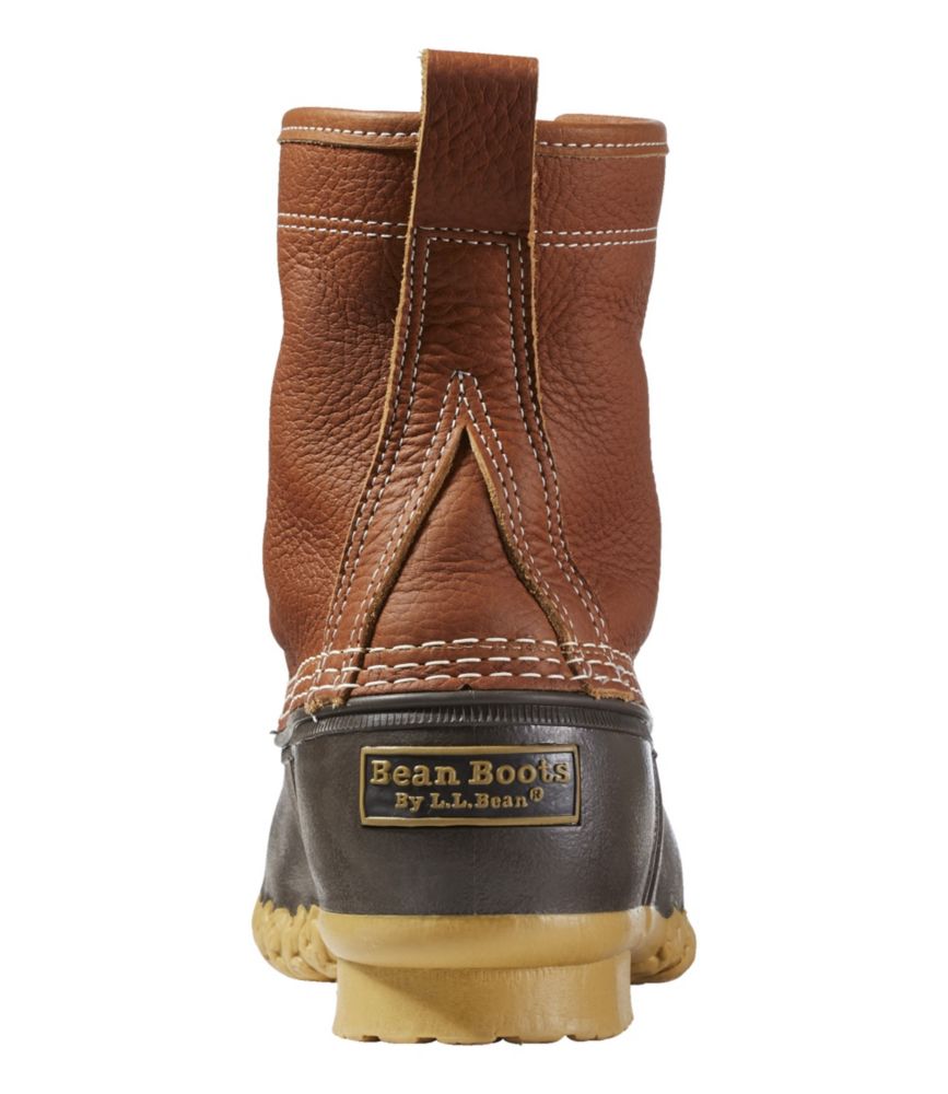 Men's Bean Boots 8", Flannel-Lined Insulated