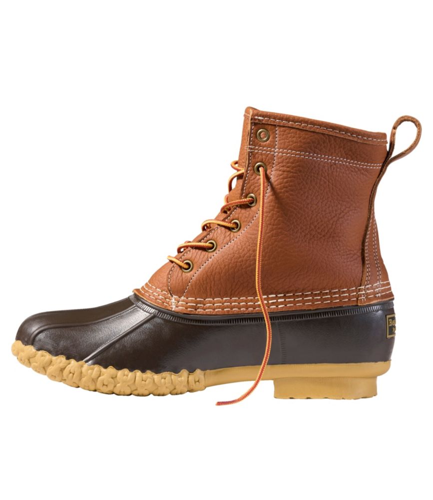 Men's Bean Boots 8", Flannel-Lined Insulated