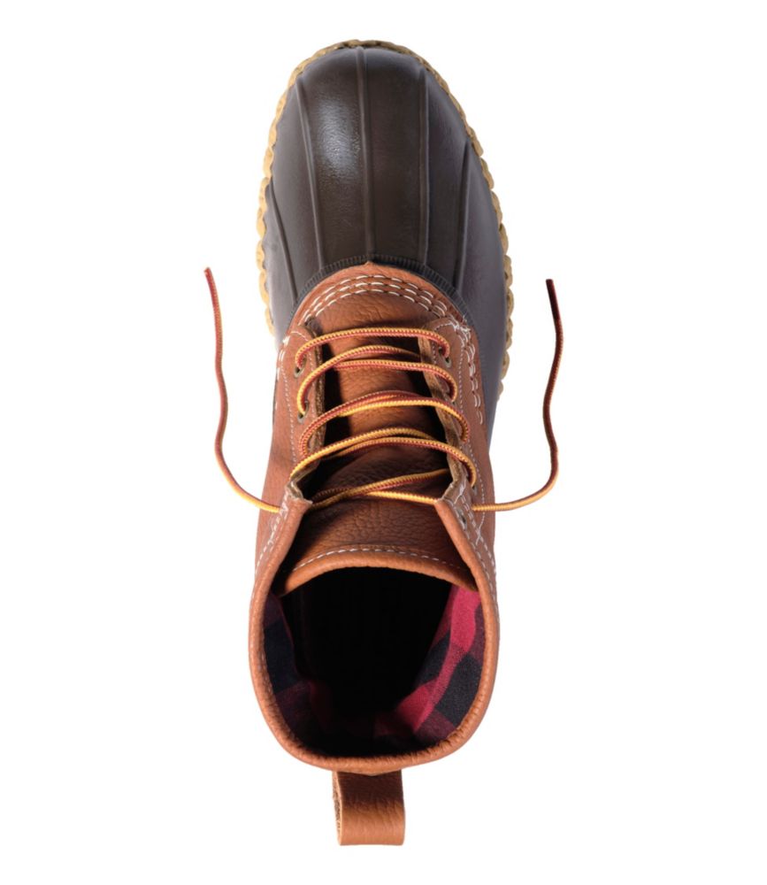 Men's Bean Boots 8", Flannel-Lined Insulated