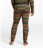 Men's L.L.Bean Lightweight Base Layer Pants, Print
