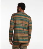 Men's L.L.Bean Lightweight Crew Base Layer, Long-Sleeve Print