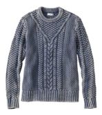 Women's Signature Cotton Fisherman Sweater, Pullover Washed