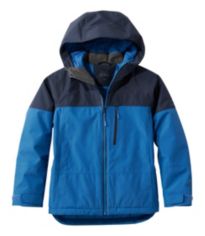 LL.Bean キッズ防寒インナー長袖上下セット L 14-16才適応　紺 Kids' Waterproof Lightweight Insulated Jacket