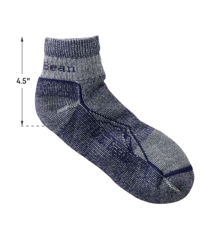 Adults' Cresta Wool No Fly Zone Lightweight Hiking Socks, Quarter-Crew
