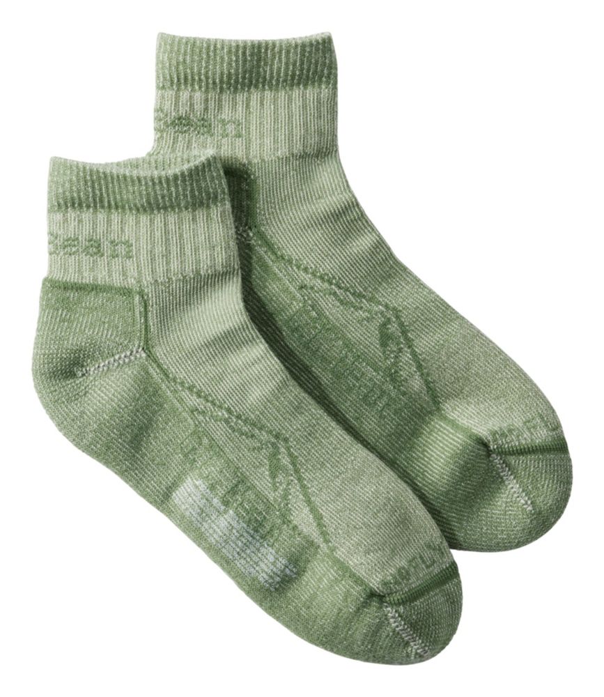 Adults' Cresta Wool No Fly Zone Lightweight Hiking Socks, Quarter-Crew