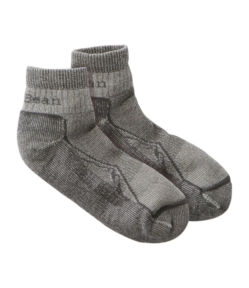 Adults' Cresta Wool No Fly Zone Lightweight Hiking Socks, Quarter-Crew