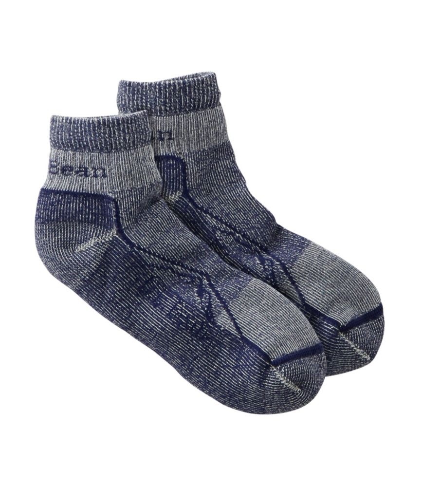 Adults' Cresta Wool No Fly Zone Lightweight Hiking Socks, Quarter-Crew