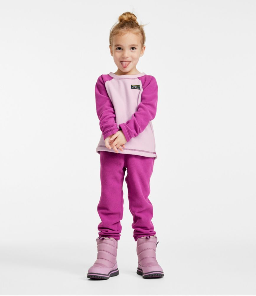Infants' and Toddlers' Fitness Fleece Long-Sleeve Tee/Pants Set, Colorblock, , small image number 2
