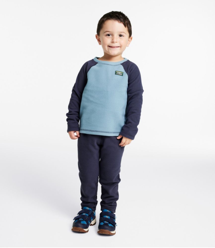 Infants' and Toddlers' Fitness Fleece Long-Sleeve Tee/Pants Set, Colorblock, , small image number 3