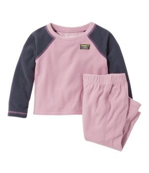 Toddlers' Fitness Fleece Long-Sleeve Tee/Pants Set, Colorblock