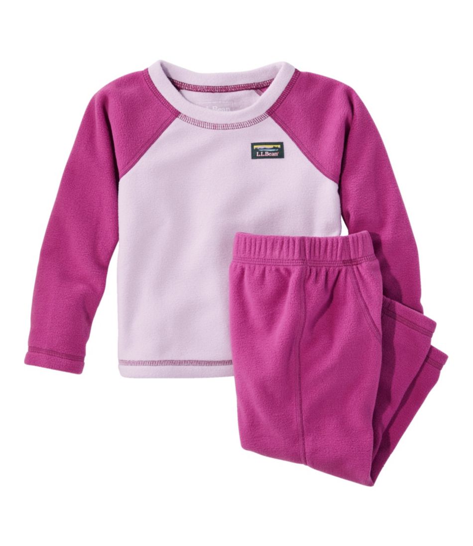 Toddlers' Fitness Fleece Long-Sleeve Tee/Pants Set, Colorblock