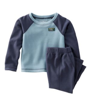 Infants' and Toddlers' Fitness Fleece Long-Sleeve Tee/Pants Set, Colorblock
