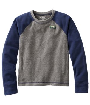 Kids' Fitness Fleece, Long-Sleeve Colorblock
