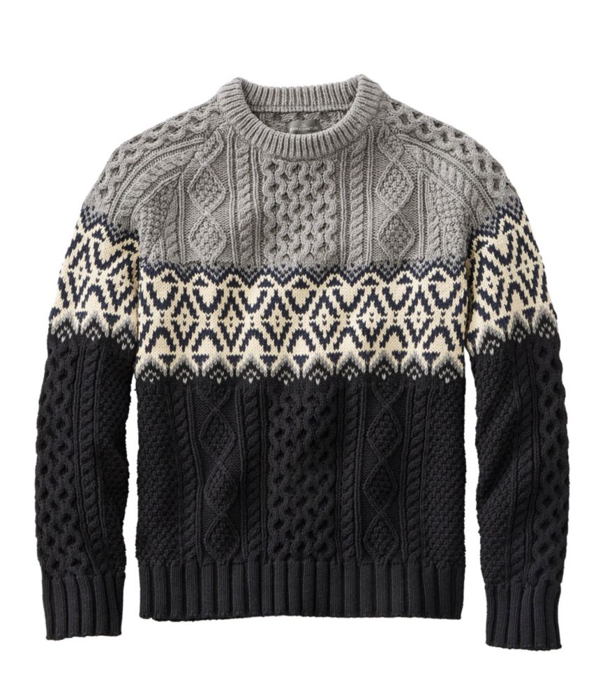 cotton fisherman sweater