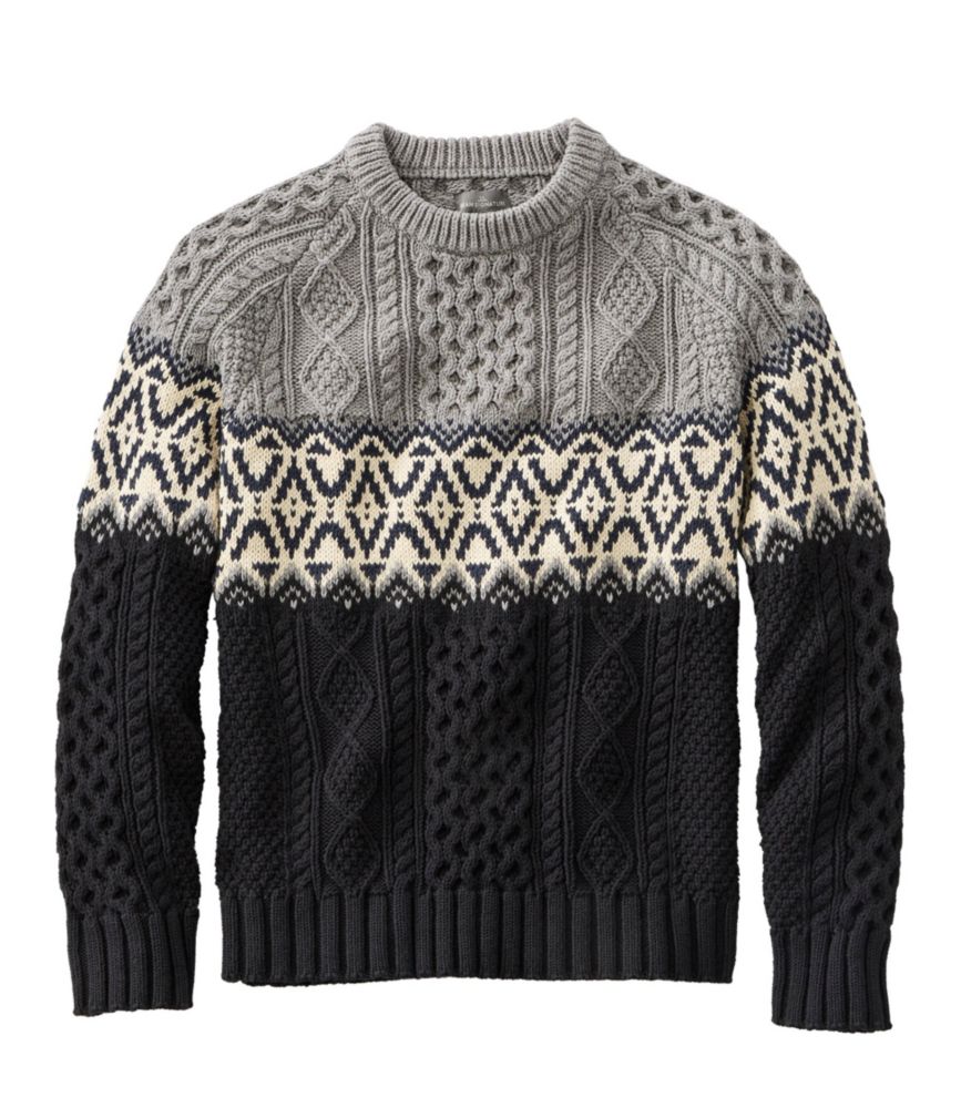 ll bean fisherman sweater mens