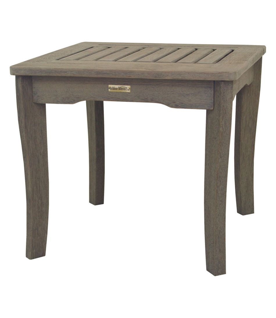 Eucalyptus End Table, Gray Washed