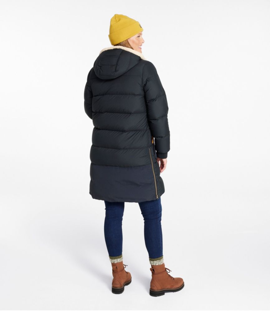Women's Mountain Classic Down Coat, Sherpa-Lined, Kelp Green, small image number 5
