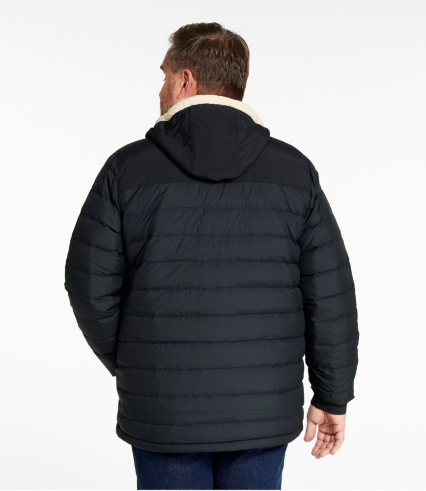 Men's Mountain Classic Down Hooded Jacket, Sherpa-Lined