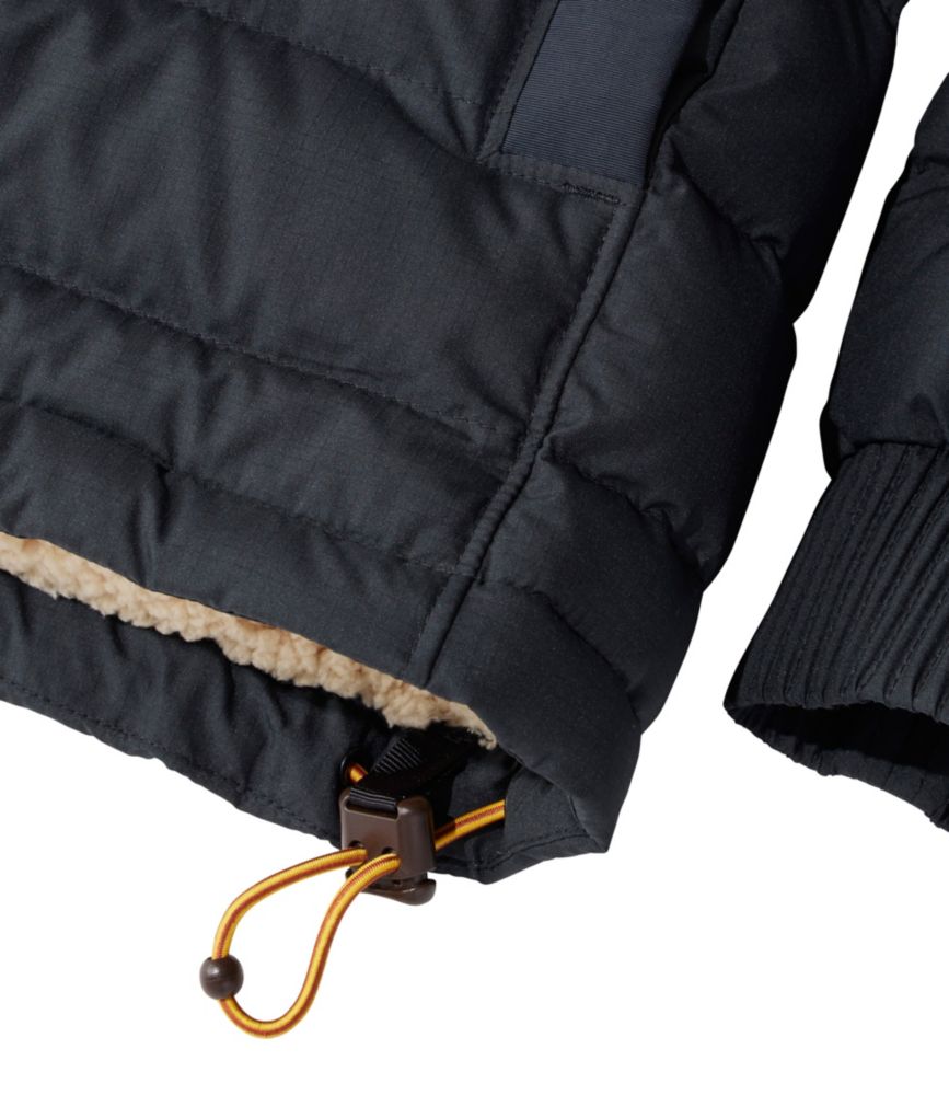 Men's Mountain Classic Down Hooded Jacket, Sherpa-Lined