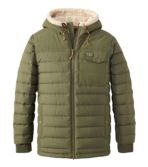 Men's Mountain Classic Down Hooded Jacket, Sherpa-Lined