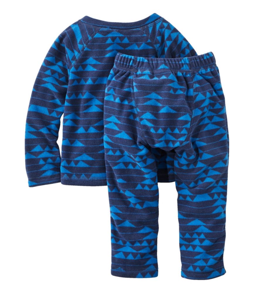 Infants' and Toddlers' Fitness Fleece Long-Sleeve Tee/Pants Set, Deep Sapphire/Mountain Print, small image number 4