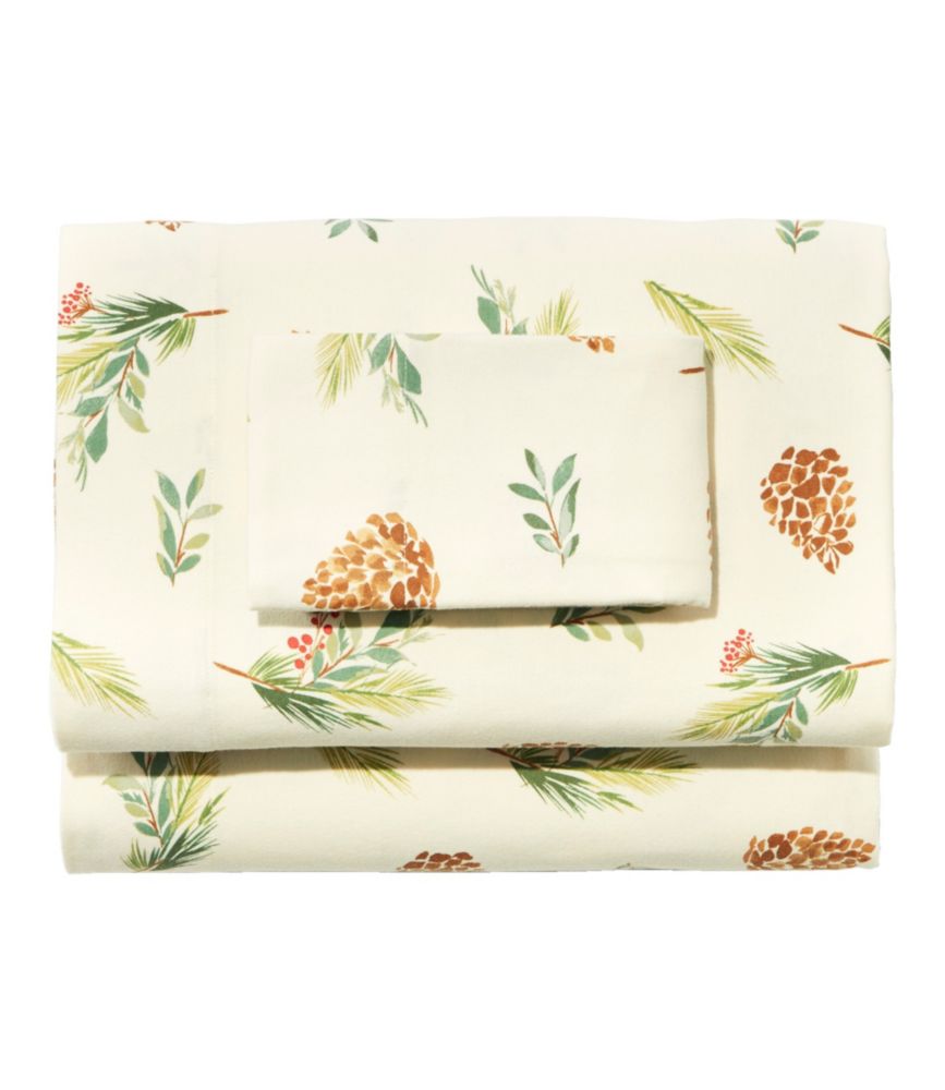 Evergreen Flannel Sheet Collection, Evergreen, small image number 1