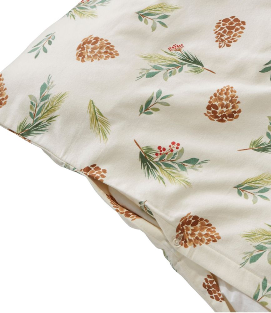 Evergreen Flannel Comforter Cover Collection, Evergreen, small image number 3