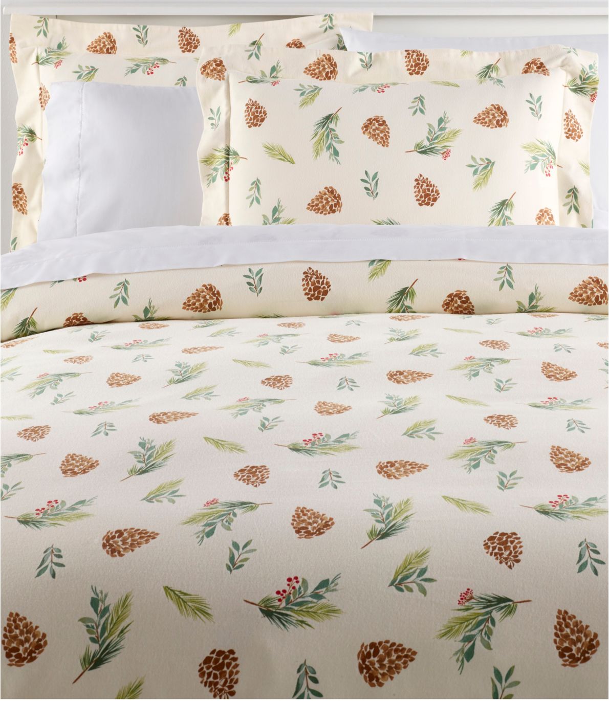 Evergreen Flannel Comforter Cover Collection at L.L. Bean