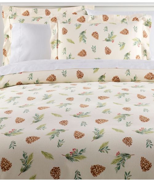 Evergreen Flannel Comforter Cover Collection at L.L. Bean