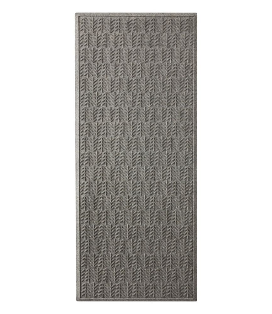 Everyspace Recycled Waterhog Runner, Trees, Medium Gray, small image number 1