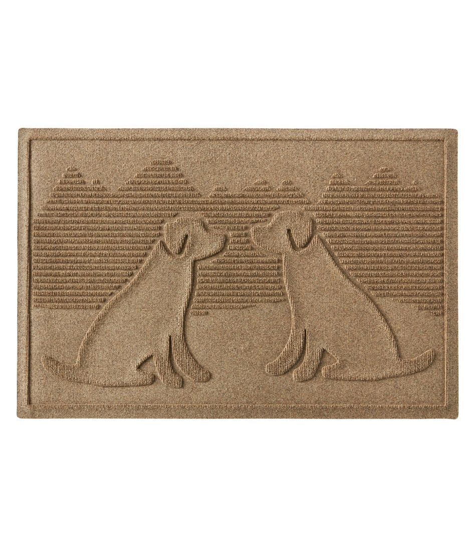 Everyspace Recycled Waterhog Doormat, Dog Friends