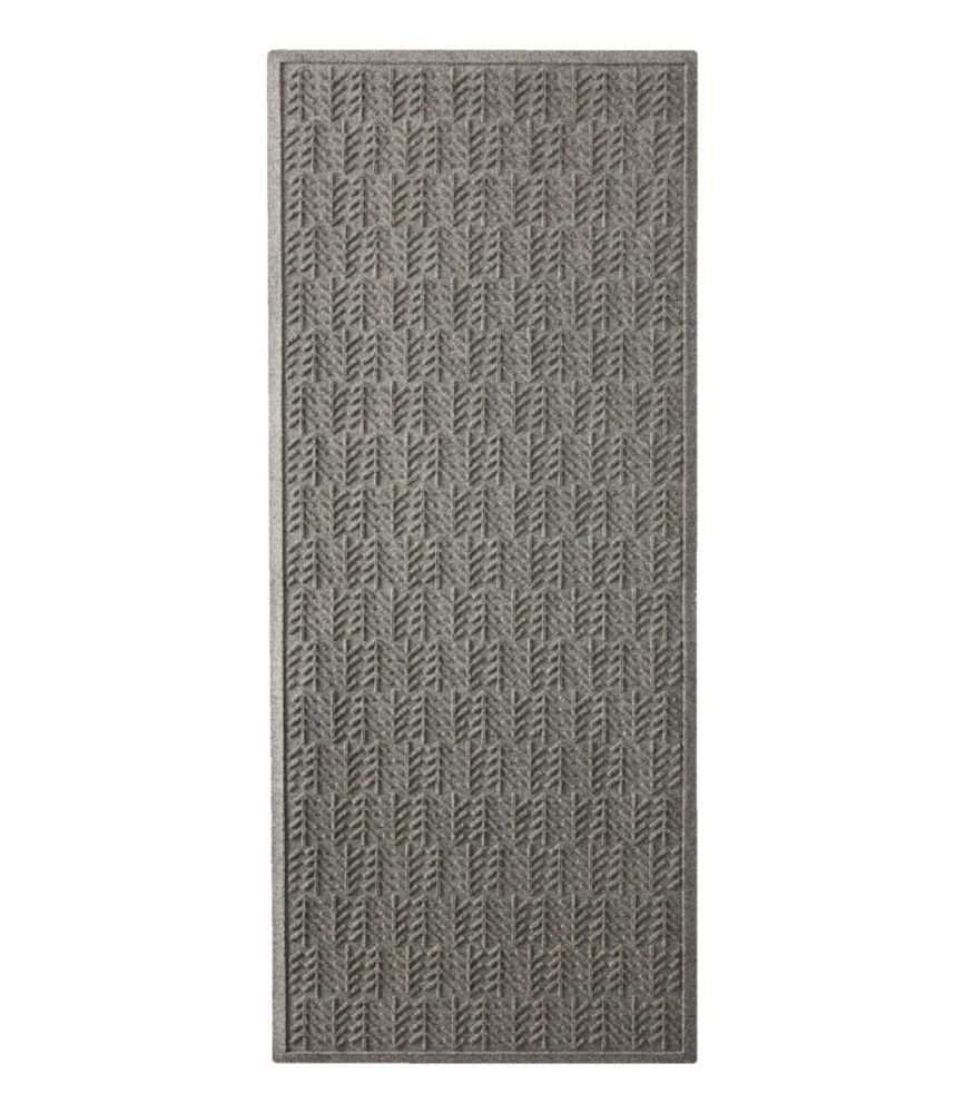 Everyspace Recycled Waterhog Runner, Trees, Medium Gray, small image number 1