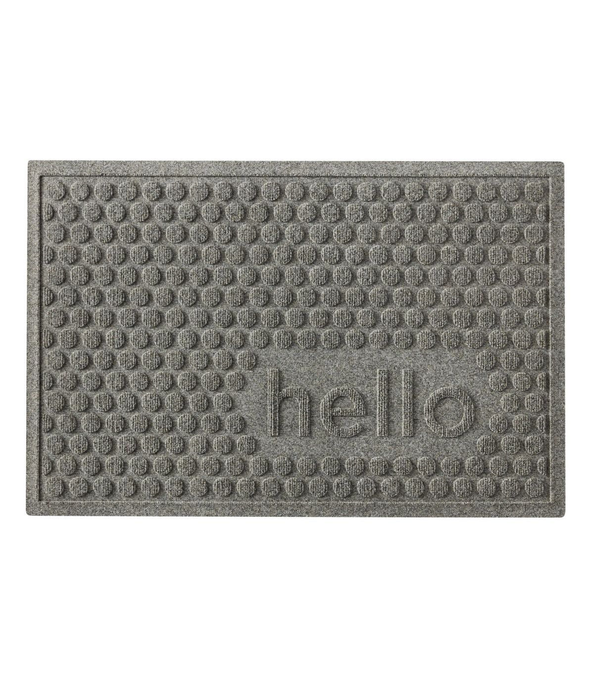 Everyspace Recycled Waterhog Doormat, Hello Circles