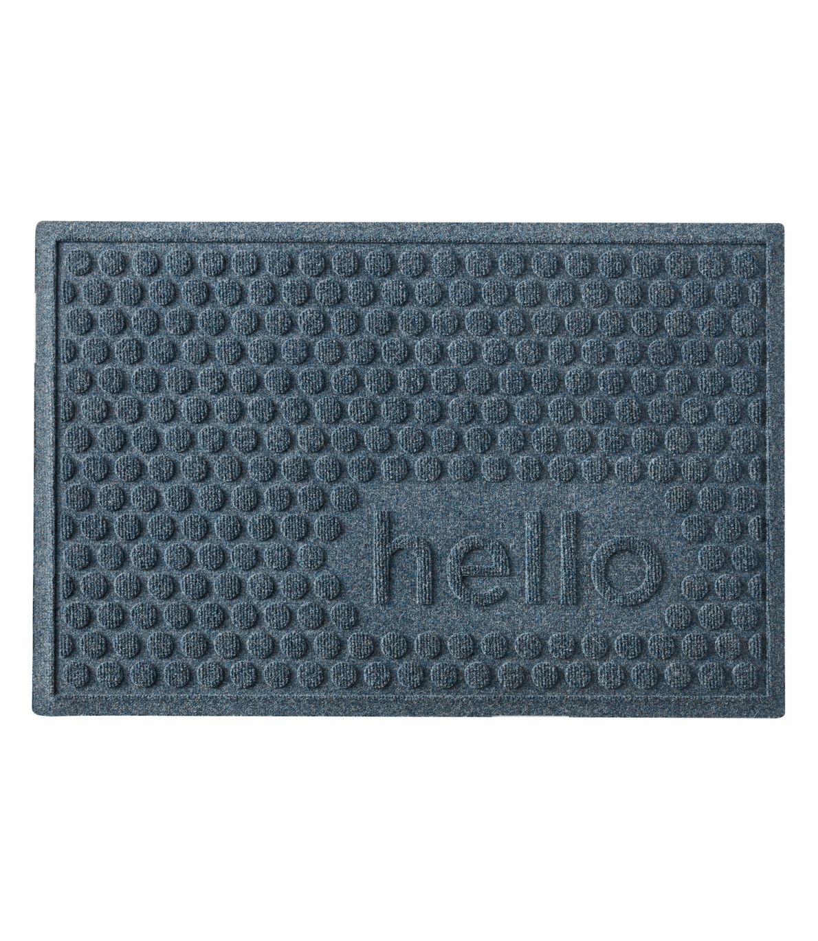 Everyspace Recycled Waterhog Doormat, Hello Circles