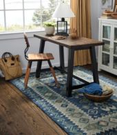 Wool Hooked Rug Coins Blue | L.L.Bean