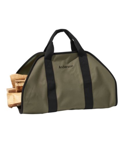 “Znamenak” Dura-Tough Sling Log Carrier | Fireplace & Hearth at L.L.Bean