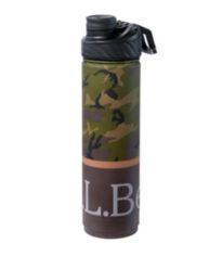 L.L.Bean Insulated Bean Canteen Water Bottle Emerald Spruce Regular, Stainless Steel