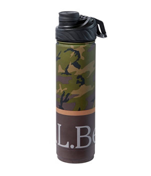 L.L.Bean Canteen Insulated Water Bottle, Print 26 oz.