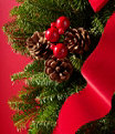 Traditional Balsam Wreath, 20", One Color, small image number 2