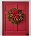 Traditional Balsam Wreath, 20" Delay Ship Week of 11/28, One Color, small image number 1