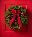 Traditional Balsam Wreath, 20" Delay Ship Week of 11/30, One Color, small image number 0