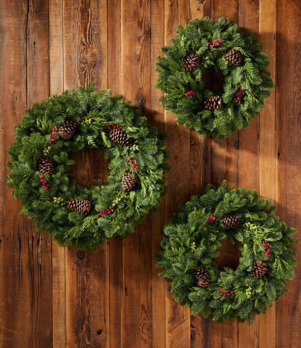 Woodland Berry Wreath, 20", One Color, large image number 3