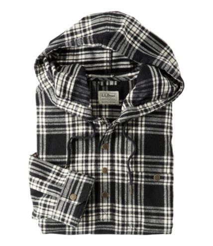 Ll bean mens flannel 2025 hoodie