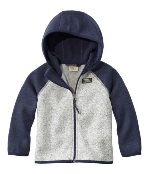 Infants' and Toddlers' L.L.Bean Sweater Fleece, Hooded Colorblock