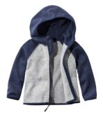 Infants' and Toddlers' L.L.Bean Sweater Fleece, Hooded Colorblock