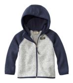 Infants' and Toddlers' L.L.Bean Sweater Fleece, Hooded Colorblock