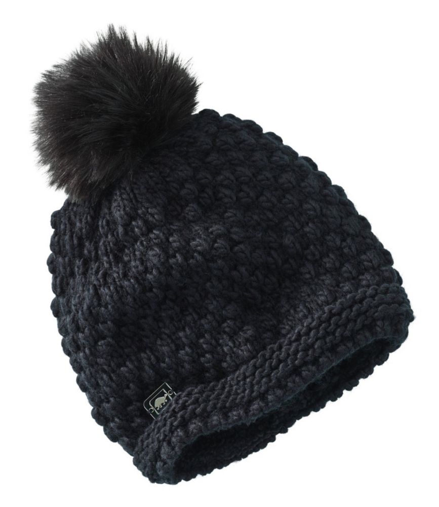 Women's Winter Lined Pom Hat