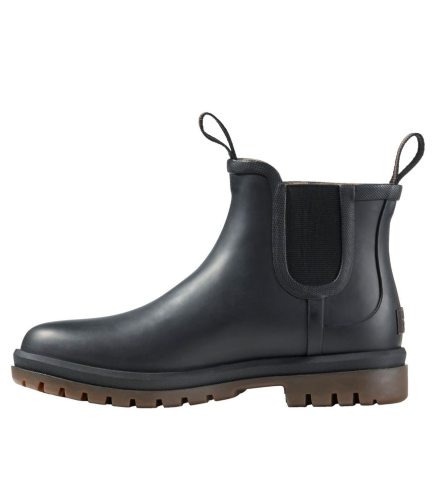 Women's Rugged Wellie Chelsea Boots, Black/Dark Gum, small image number 2